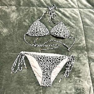 Snow Leopard Bikini Set